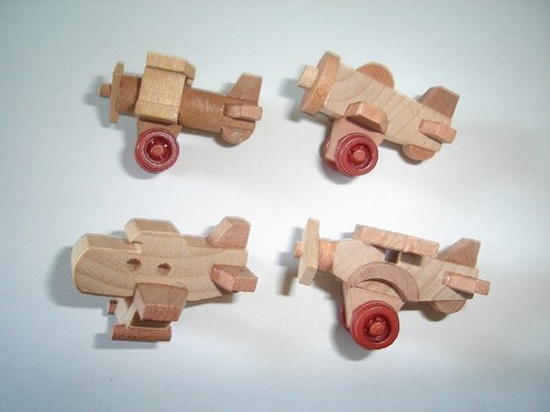Set modellini aerei - aerei, legno
