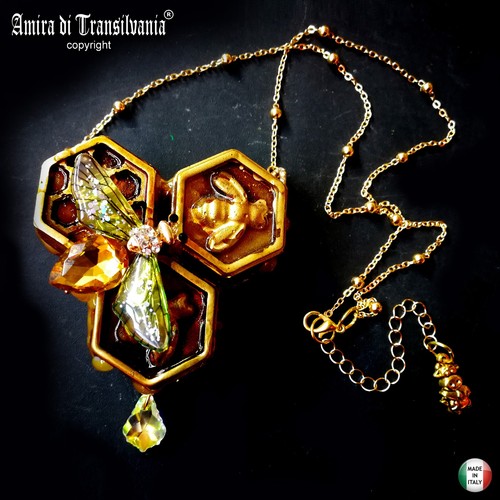 Pendaglio gioiello nido ape - pendaglio,