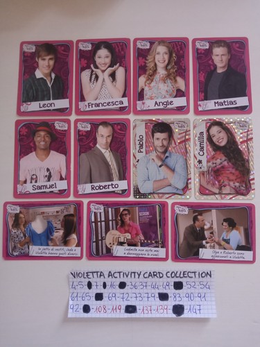 Violetta activity card - violetta,