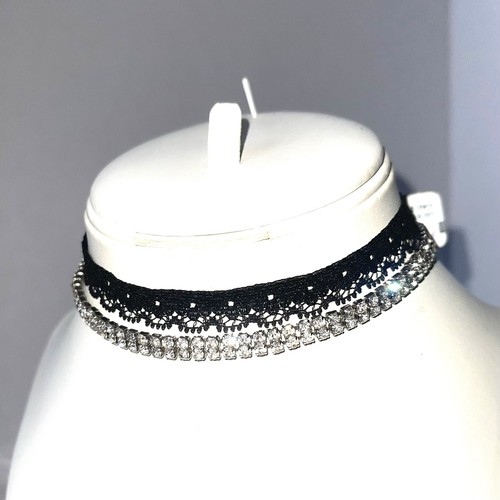 Collana girocollo strass