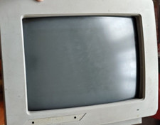 Atari SM124 (monitor monocromatico serie Atari ST) + cavo alimentazione e monitor DIFETTOSO!