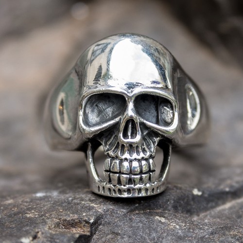 Anello teschio grosso 925 - grosso, .925