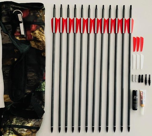 Set bulloni carbonio - 12, 15,5"