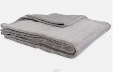 Serta Coperta Peluche Righe Damascate Completa/Regina 90"x90" Grigio Completo\Regina