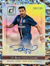 Panini Donruss 2015 Ligue 1 PSG Napoli Ezequiel Lavezzi Auto Signature /199 Rare