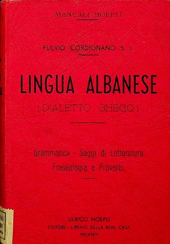 Lingua albanese dialetto - albanese:,