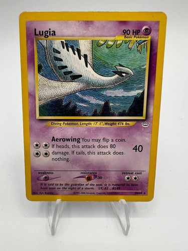 Carta pokemon lugia - carta, set