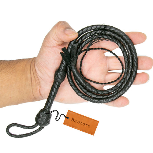 Mini frusta pelle nera 3 - mini,