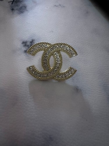 Spilla chanel oro doppia - chanel, c