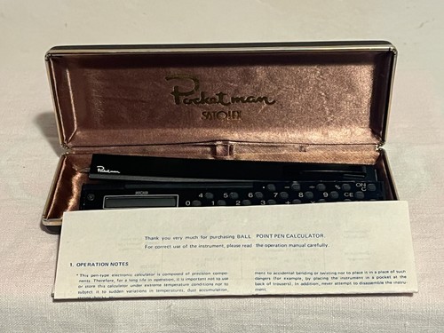 Penna calcolatrice vintage - penna,