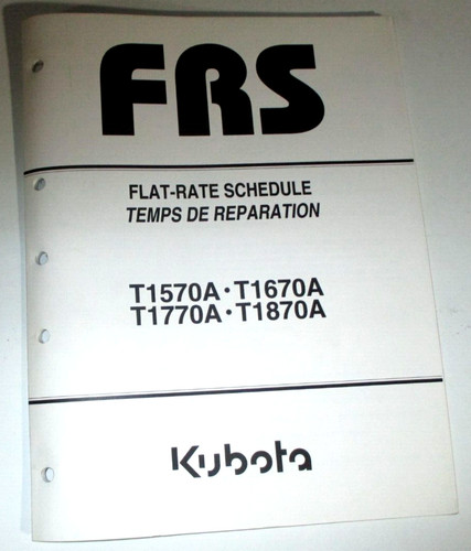 Kubota t1570a t1670a t1770a - t1670a,