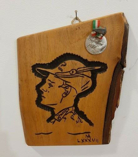 Crest alpini legno - crest,