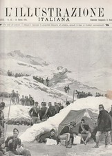 2 L'ILLUSTRAZIONE ITALIANA, 13-1901 I BIVACCHI ALPINI, 42-1878 IL PARADISO DEI