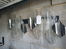 A Pair (2) Murano Glass Wall