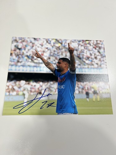 Lorenzo insigne signed 8x10 - insigne,