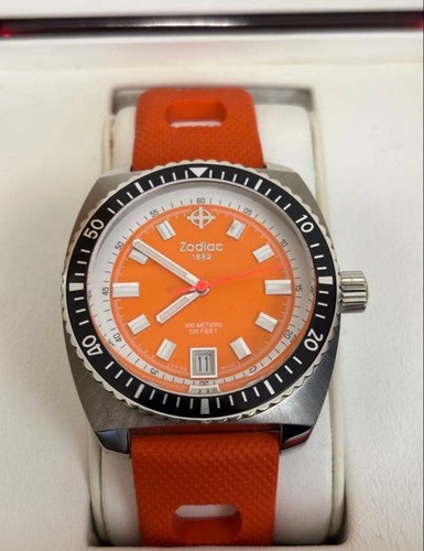 Orologio zodiac arancione come - zodiac,