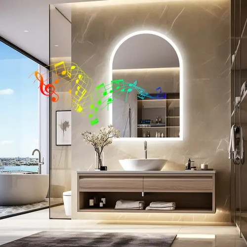 Specchio vanità bagno arco - vanità,