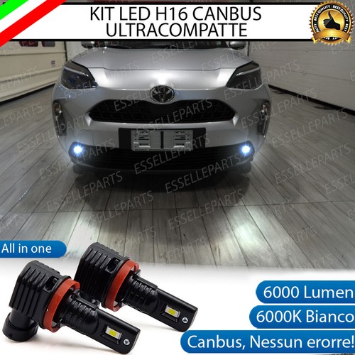 Kit led h16 6000k - 6000k, bianco