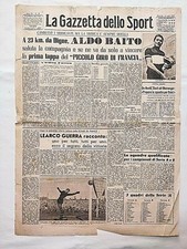 GAZZETTA DELLO SPORT 24 LUGLIO