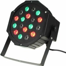 PAR RGB MULTICOLORE 18 LED per