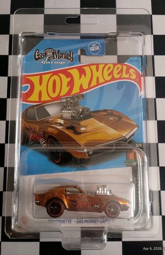 Hot wheels corvette gas - wheels, 68