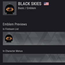 Destiny 2 - Emblema Cieli Neri