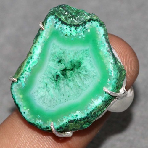 Anello verde botswana - verde, fetta