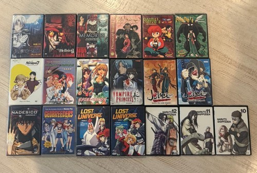 Assorted anime dvd lot - assorted, 19