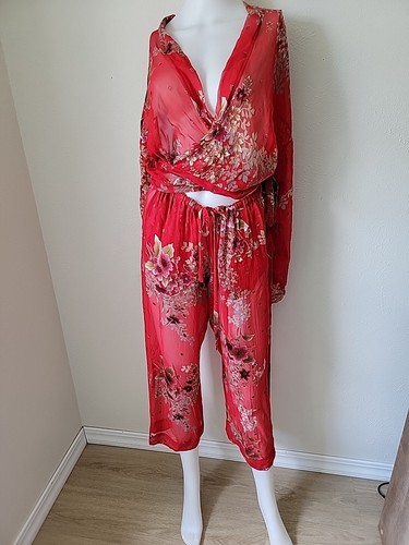 Top pantalone kimono seta - e,
