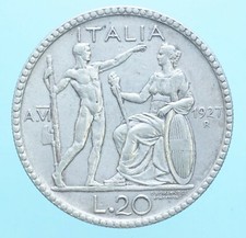 VITTORIO EMANUELE III 20 LIRE