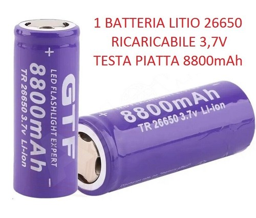 Batterie 26650 litio 8800 - batterie, 3.7v