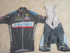 Completo Ciclismo Estivo Alè Prr Maglia E salopette Grigio