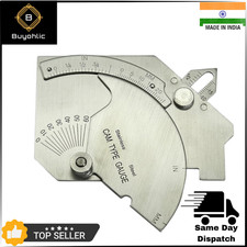 Manometro per saldatura a filetto a camme in acciaio inossidabile per control...