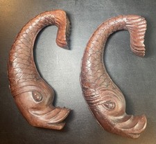 Coppia di antiche sedie Koi