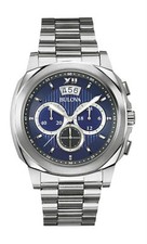 OROLOGIO UOMO BULOVA ACCIAIO MOVIMENTO QUARZO LISTINO € 350,00 96B219 (9259)