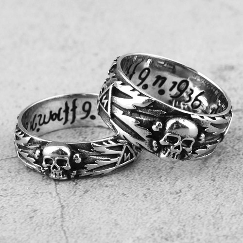 Anello uomo diavolo punk - anello,
