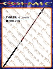 Canna da barca colmic PRIVILEGE teleregolabile mt 3.30-4.00 gr 300
