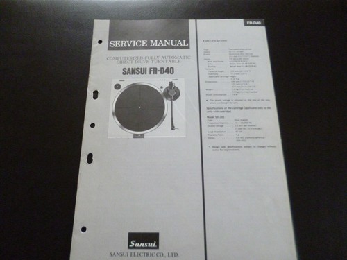 Manuale servizio originale - manuale,