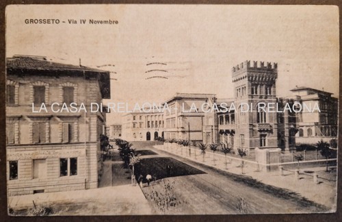 Cartolina grosseto via - cartolina,