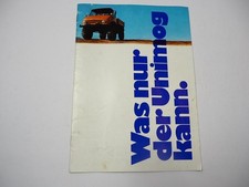 Mercedes Benz Unimog U84 406 depliant 1973