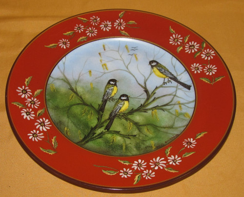 Piatto decorazione porcellana - decorazione,