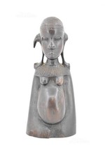 Statua Africana Mezzobusto In