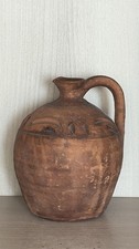 VECCHIA BROCCA IN TERRACOTTA BOTTEGA ARTIGIANA DEIANA SINISCOLA SARDEGNA