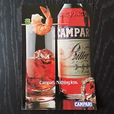 1983 Campari Bitter - Original AD Advert Pubblicità Vintage