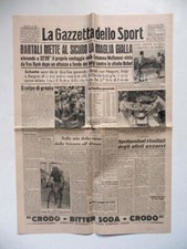 GAZZETTA DELLO SPORT 168 1948 CICLISMO Tour France Gino Bartali maglia gialla