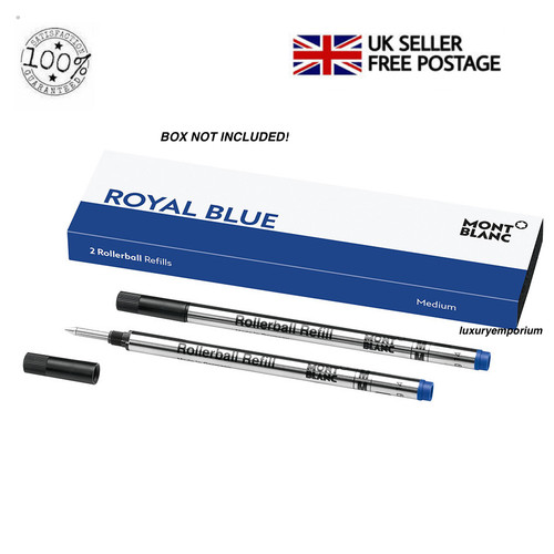 Mont blanc rollerball blue ink - rollerball,