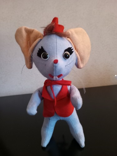 Peluche lenci topo gigio - peluche,