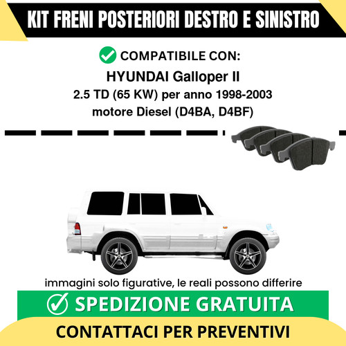 Pastiglie freno posteriori - freno,