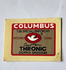 ETICHETTA COLUMBUS  THRONIC