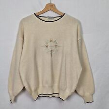 Maglione Cacharel pura lana bianco taglia XL da donna
